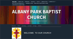 Desktop Screenshot of albanyparkbc.org.uk